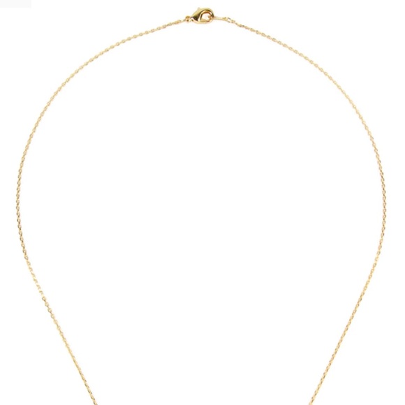 GOLD LOTUS FLOWER CAST PENDANT NECKLACE - Picture 3 of 4